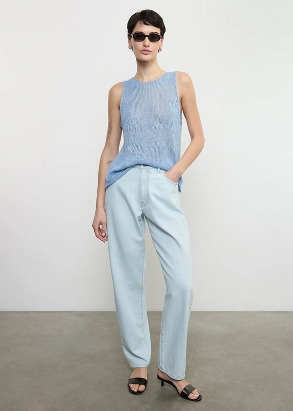 Enza Costa - Linen Open Knit Tank - Multiple Colors