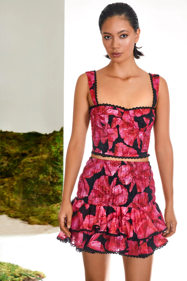 Charo Ruiz - Liv Top - Black Blossom