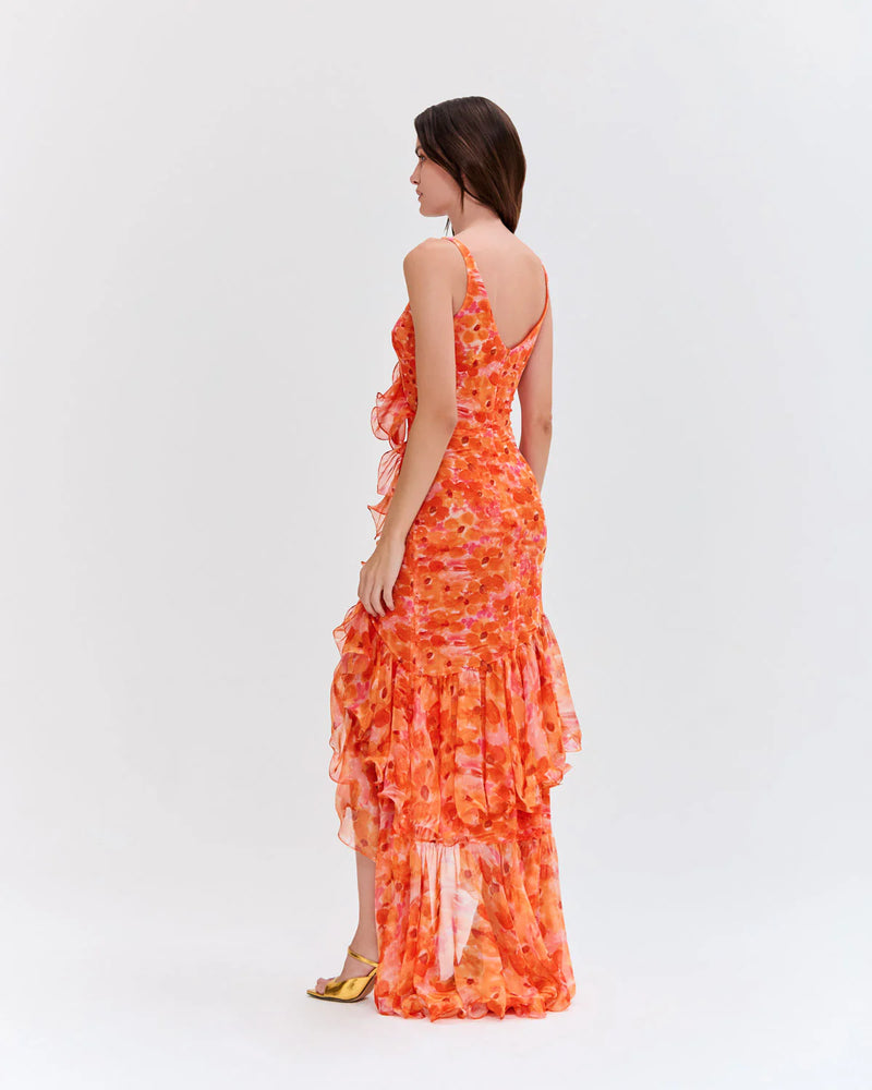 Patbo - Myosotis Flutter Gown - Yellow