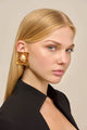 Cult Gaia - Naydine Earring - Brushed Brass
