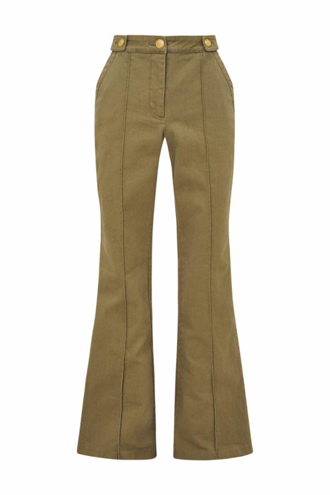 Loveshackfancy - Costella Pant - Olive