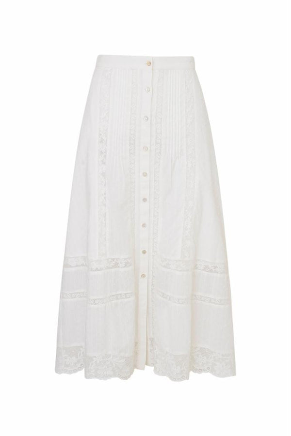 Loveshackfancy - Allesia Skirt - Optic White