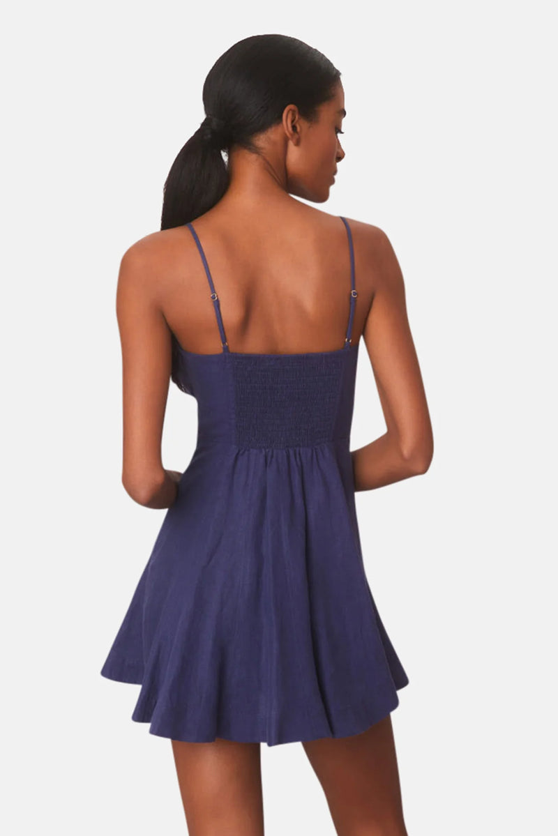 LoveShackFancy - Shai Dress - Navy