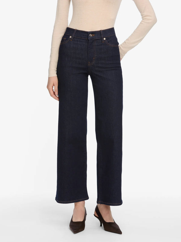 Frame - Le Slim Palazzo Crop - Rinse