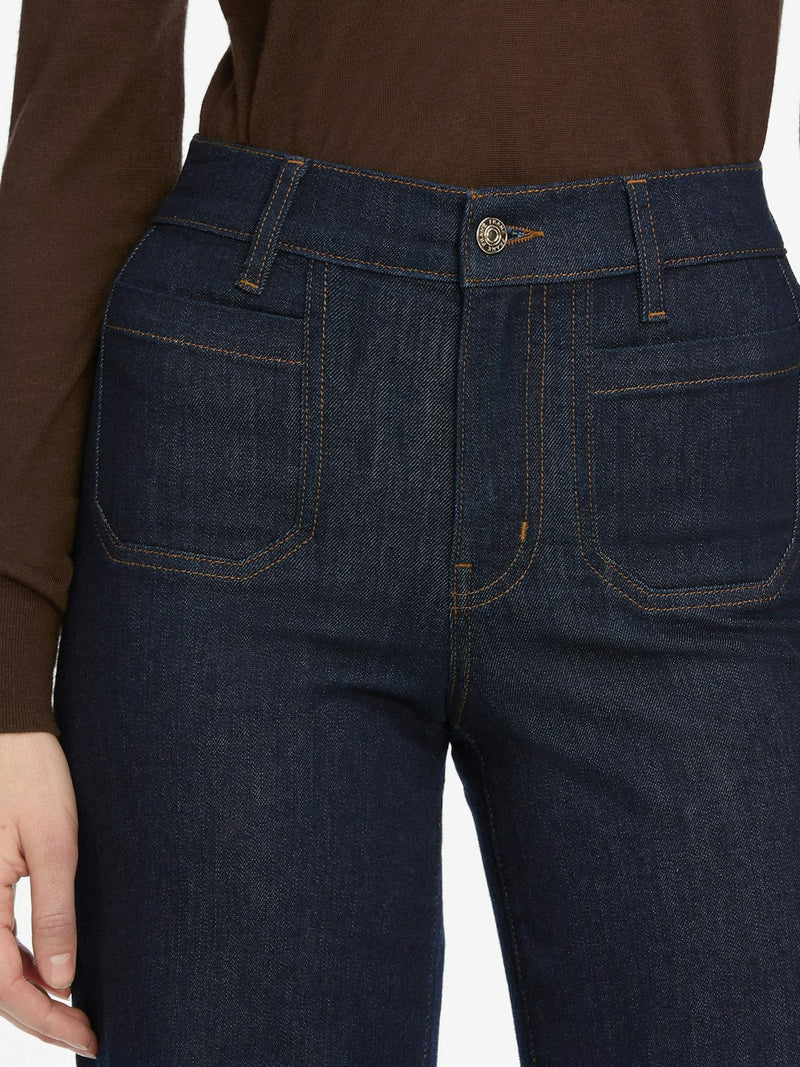 Frame - Le Slim Palazzo Modernist Pocket - Rinse