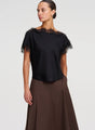A.L.C. - Luna Top - Black/Black
