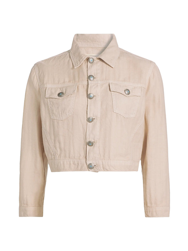 L'agence - Koda Crop Jacket - Cement