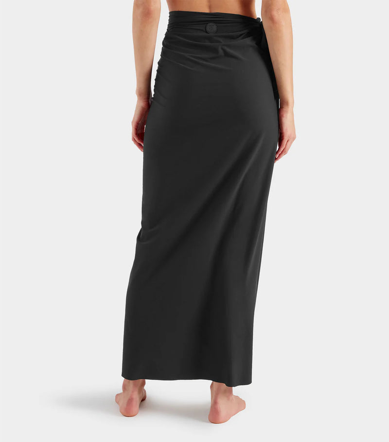 Hunza G - Long UPF 50+ Sarong - Black