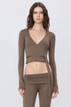 Eterne - Wrap Top - Mushroom