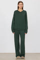 Eterne - Oversized Wide Leg Sweatpant - Forest