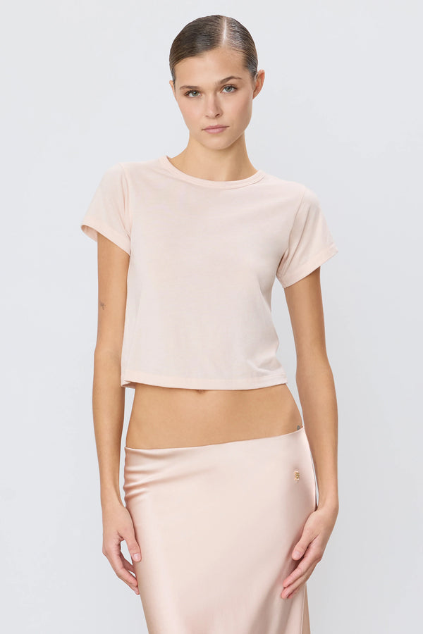 Eterne - Short Sleeve Baby Tee - Dusty Pink