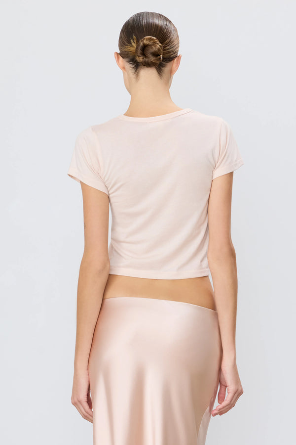 Eterne - Short Sleeve Baby Tee - Dusty Pink