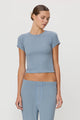Eterne - Short Sleeve Baby Tee - Slate