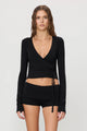 Eterne - Wrap Top - Black