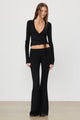 Eterne - Foldover Flare Pant - Black