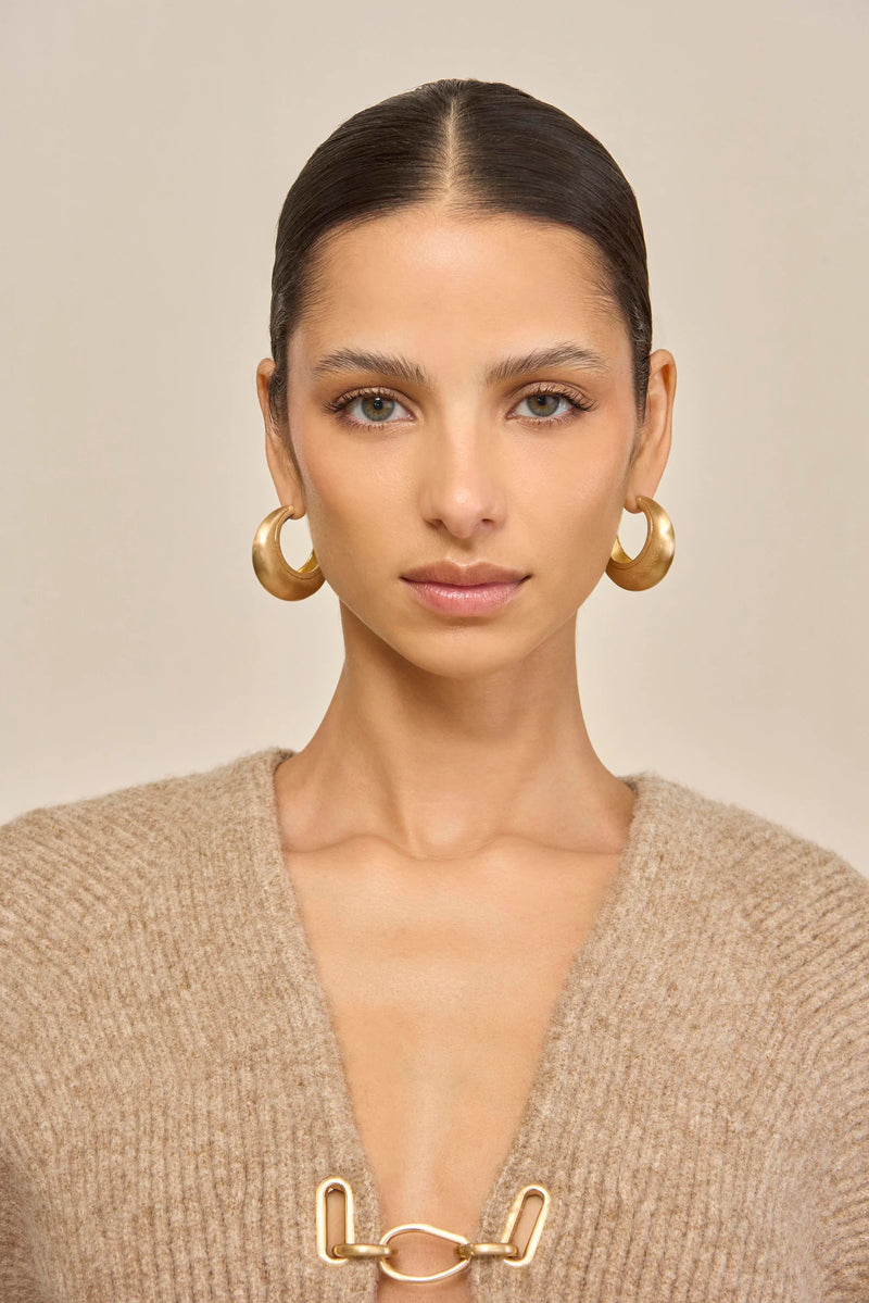 Cult Gaia - Mona Earring - Brushed Brass