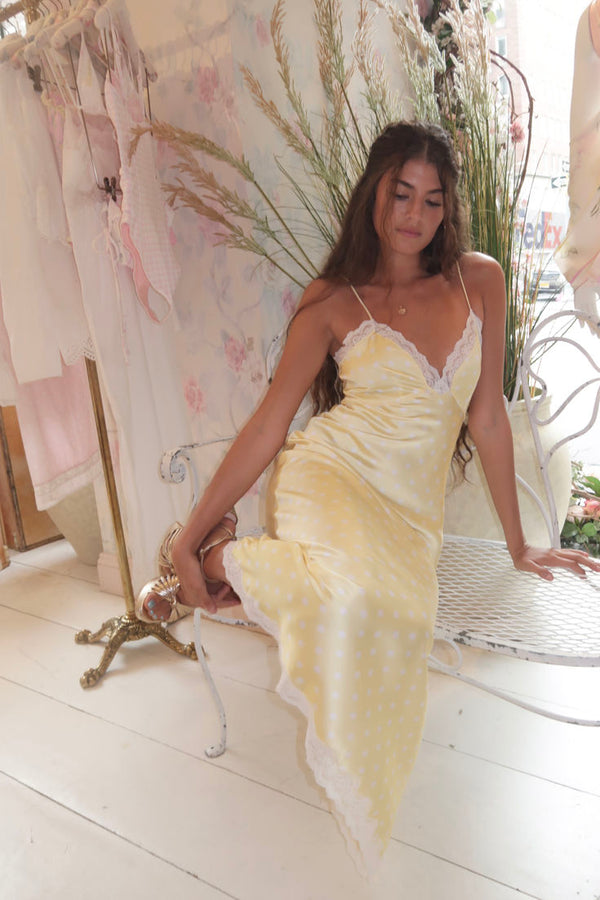 Loveshackfancy - Manuela Slip Maxi Dress - Marigold