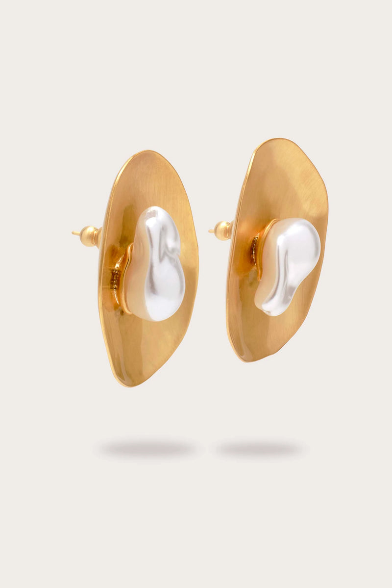 Cult Gaia - Marzia Earring - Matte Brass