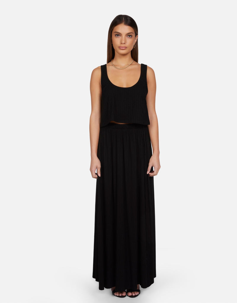 Michael Lauren - Kenno Maxi Skirt - Black