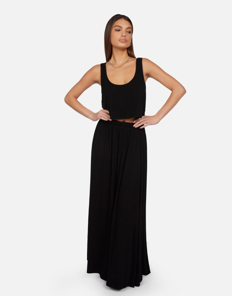 Michael Lauren - Kenno Maxi Skirt - Black