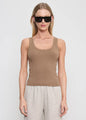 Enza Costa - Military Rib Crop Tank - Multiple Colors