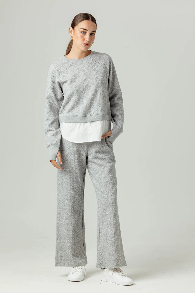 Sundays - Mor Pullover - Heathered Grey