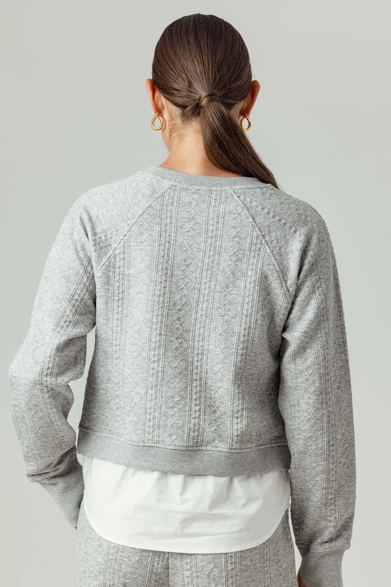 Sundays - Mor Pullover - Heathered Grey