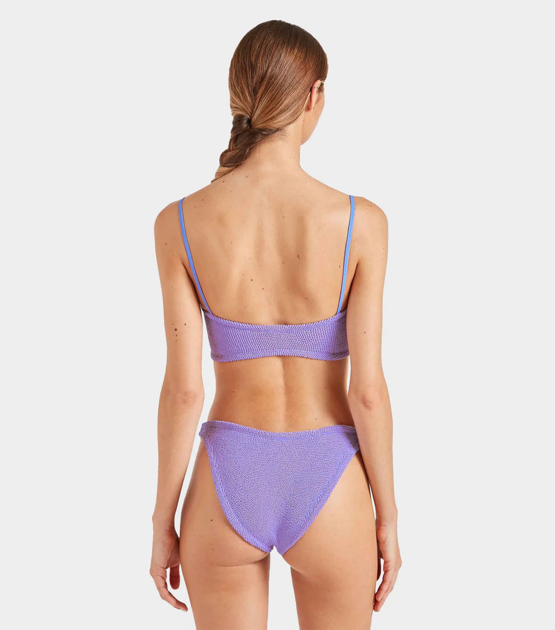Hunza G - Misty Bikini With Pearly Hoop - Lilac