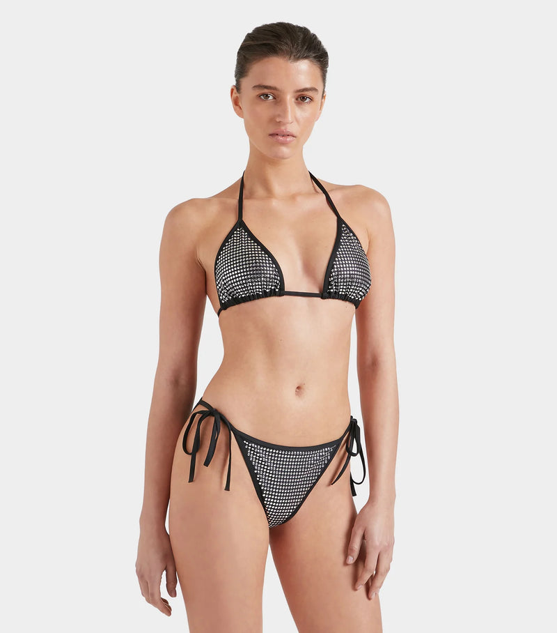 Hunza G - Monica Lava Bikini - Black/Silver
