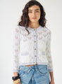 Fancy Stitch Contrast Banded Jacket