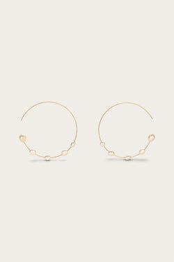 Cult Gaia - Nubia XL Earrings - Pearl