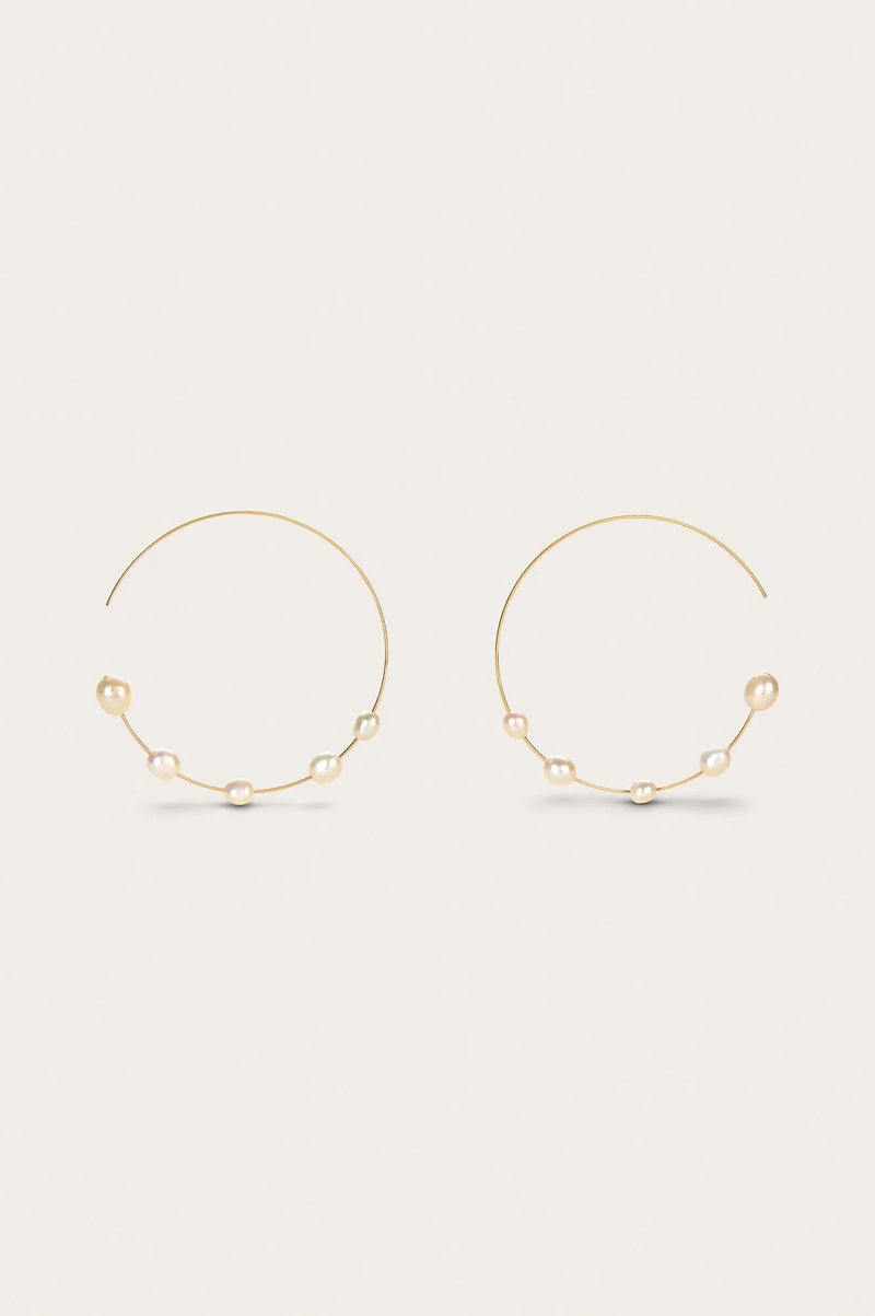 Cult Gaia - Nubia XL Earrings - Pearl