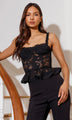 Generation Love - Nicole Mesh Lace Bustier - Black