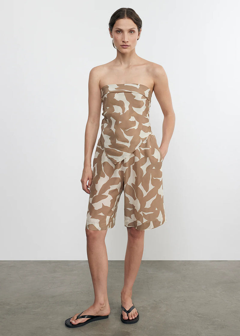 Enza Costa - Scarf Top - Floral Camo