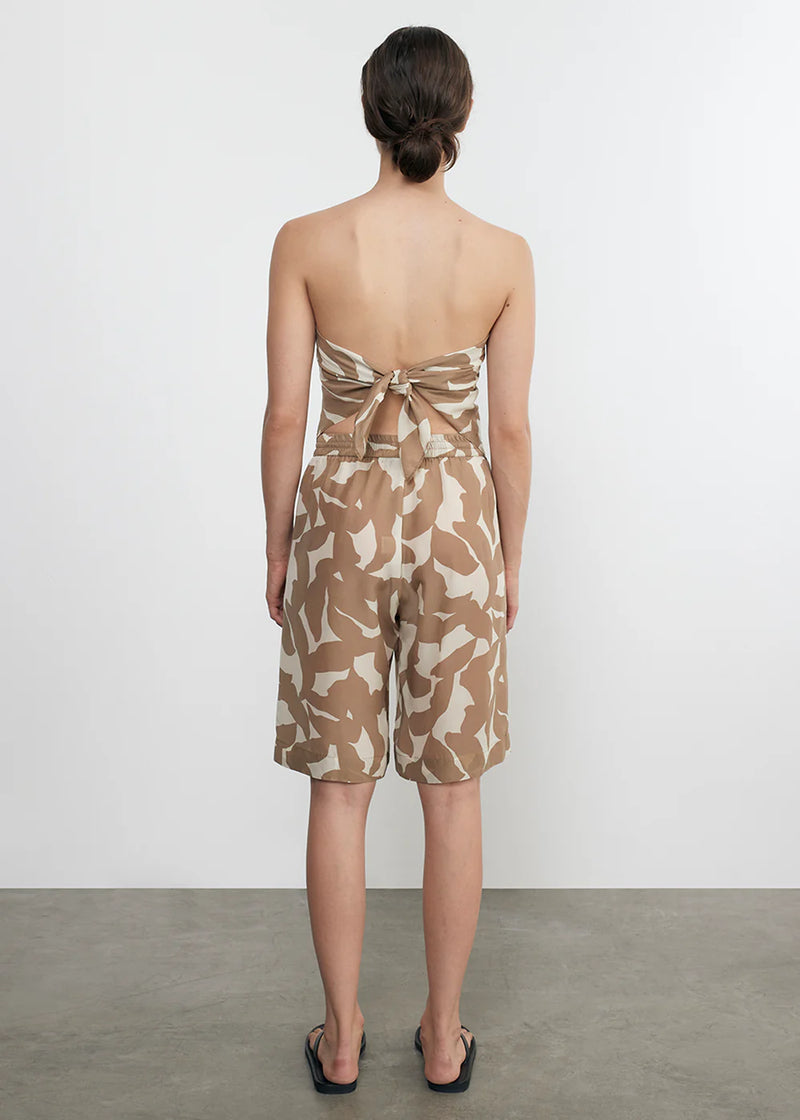 Enza Costa - Scarf Top - Floral Camo