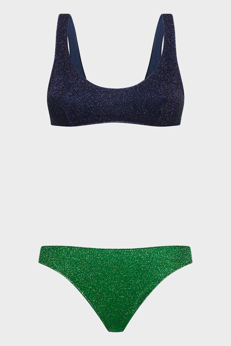 Oséree - Lumière Sporty Set - Emerald Green/Night Blue