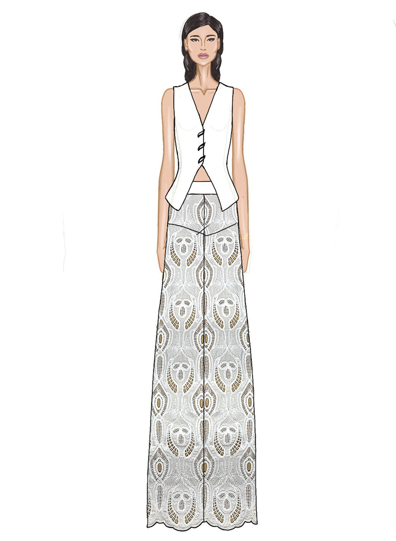 Jessie X JBQ  - Stardust Pant - White