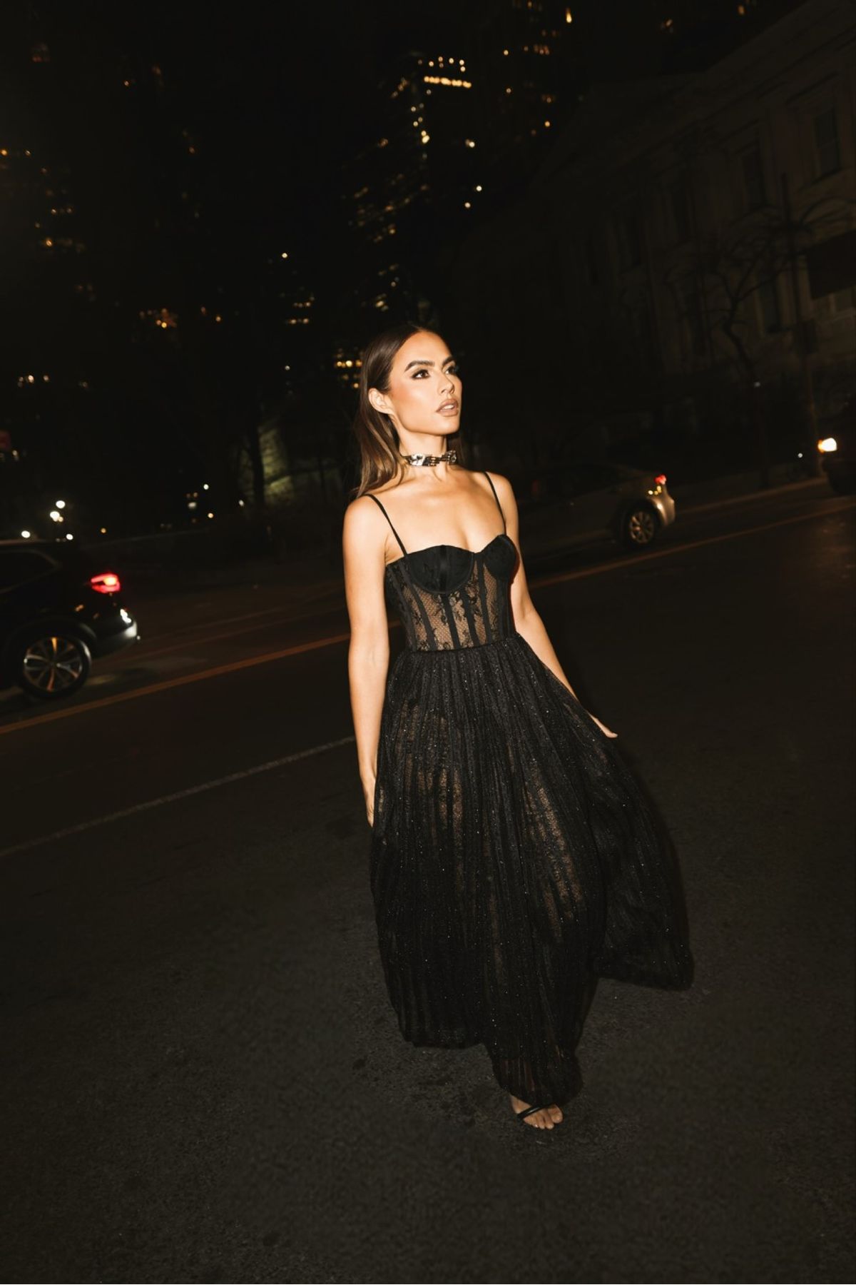 patbo black dress - Lurex Tulle Bustier Midi Size:MEDIUM - SIZE 10 Find Your bachelorette party hugging fit EIDSale