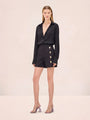 Alexis - Pat Top - Black