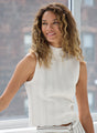 Wavy Stitch Cropped Tee