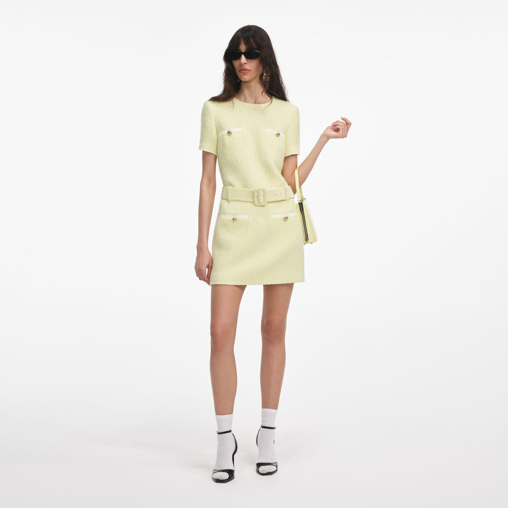 Self-portrait - Boucle Mini Dress