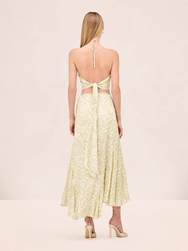 Alexis - Alzena Skirt - Pistachio Mirage
