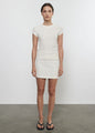 Enza Costa - Puckered Cap Sleeve - Vanilla
