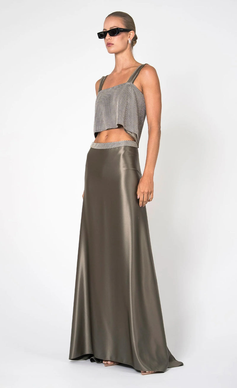 Nonchalant - Gemma Maxi Skirt - Moss