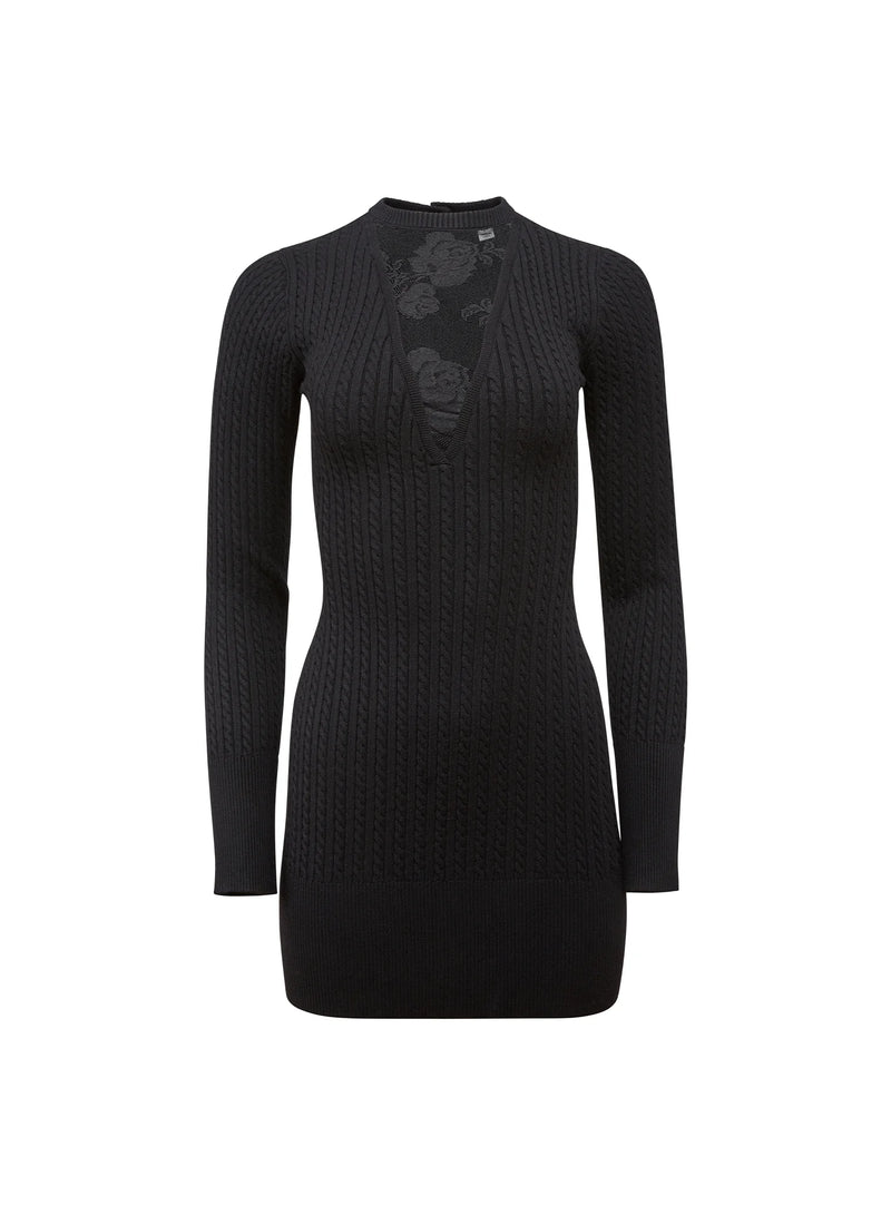 Fleur Du Mal - Quinn Mini Dress - Black
