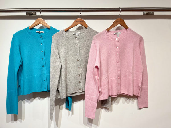 Hi Rib Cardigan W/ Slits