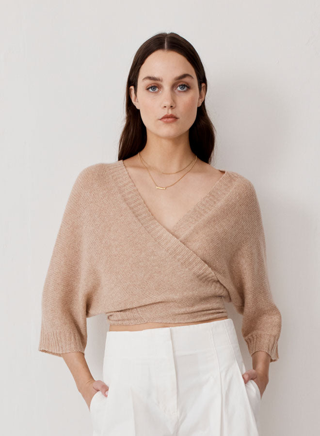 Loose Gauge Dolman Tie Front