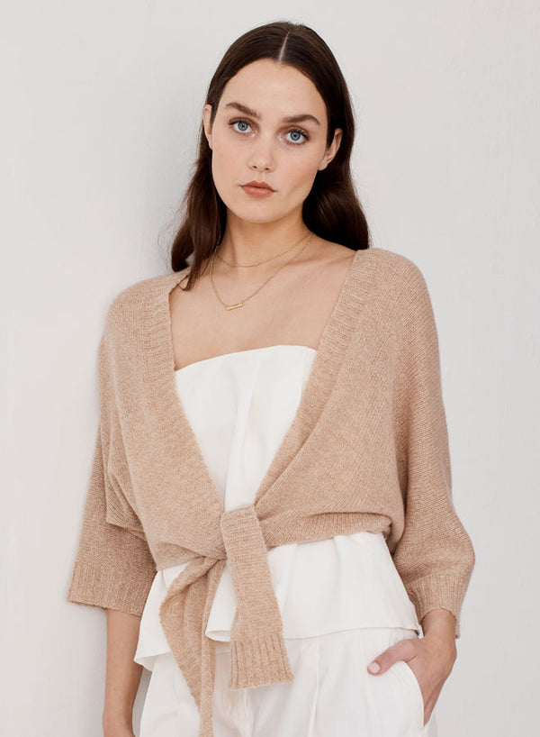 Loose Gauge Dolman Tie Front