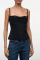 Staud - Evangeline Silk Top - Black