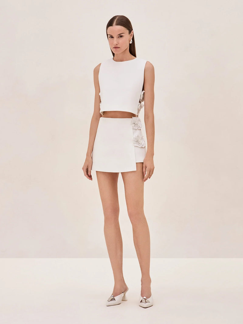 Alexis - Susie Skirt - White